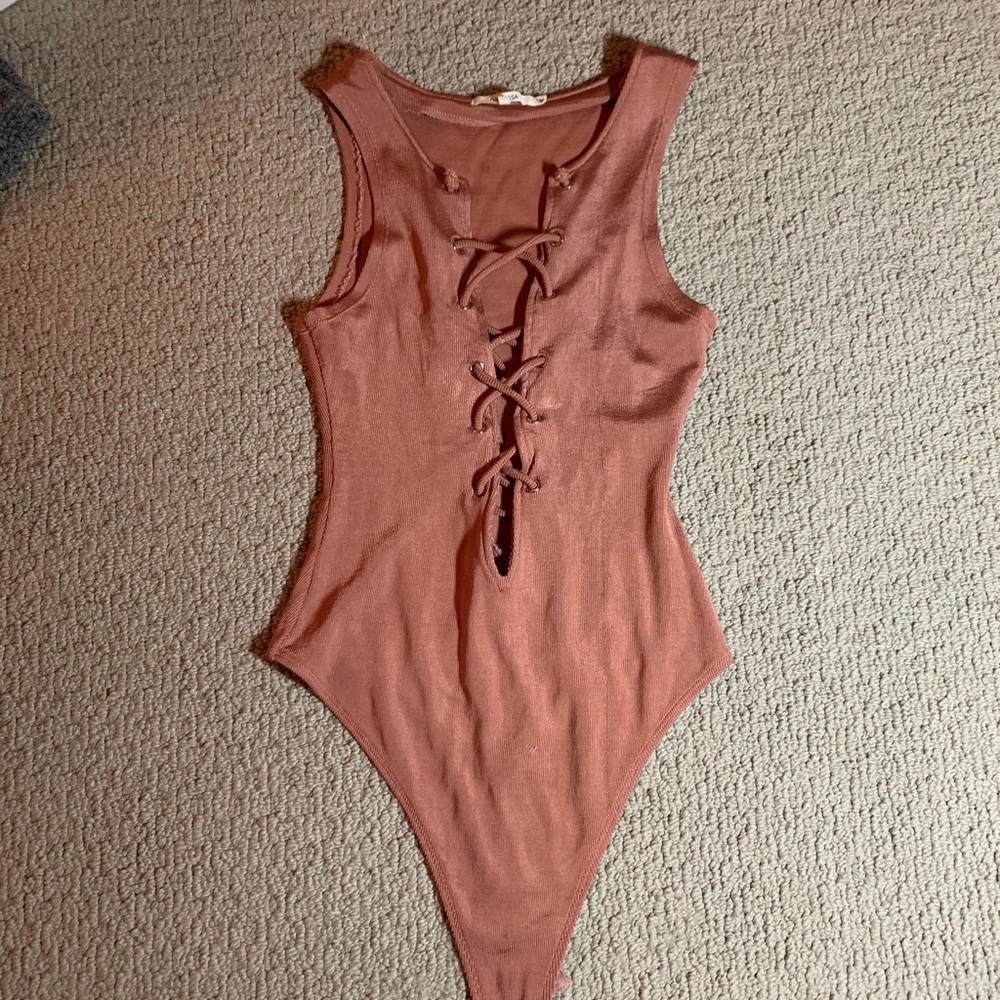 Tularosa Lace Up Bodysuit
